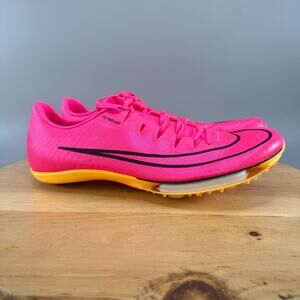 Nike Air Zoom Maxfly Men's Size 14 Pink Sprint Track Spikes Flyweave DH5359-600